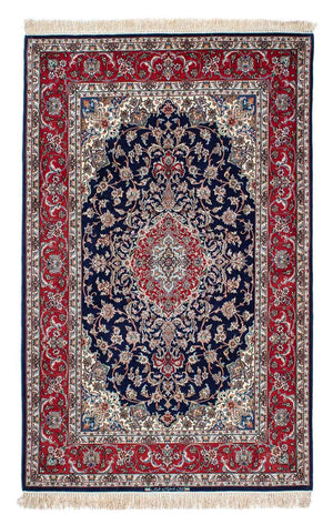 Persisk tæppe - Tabriz - Royal - 198 x 129 cm - mørkeblå