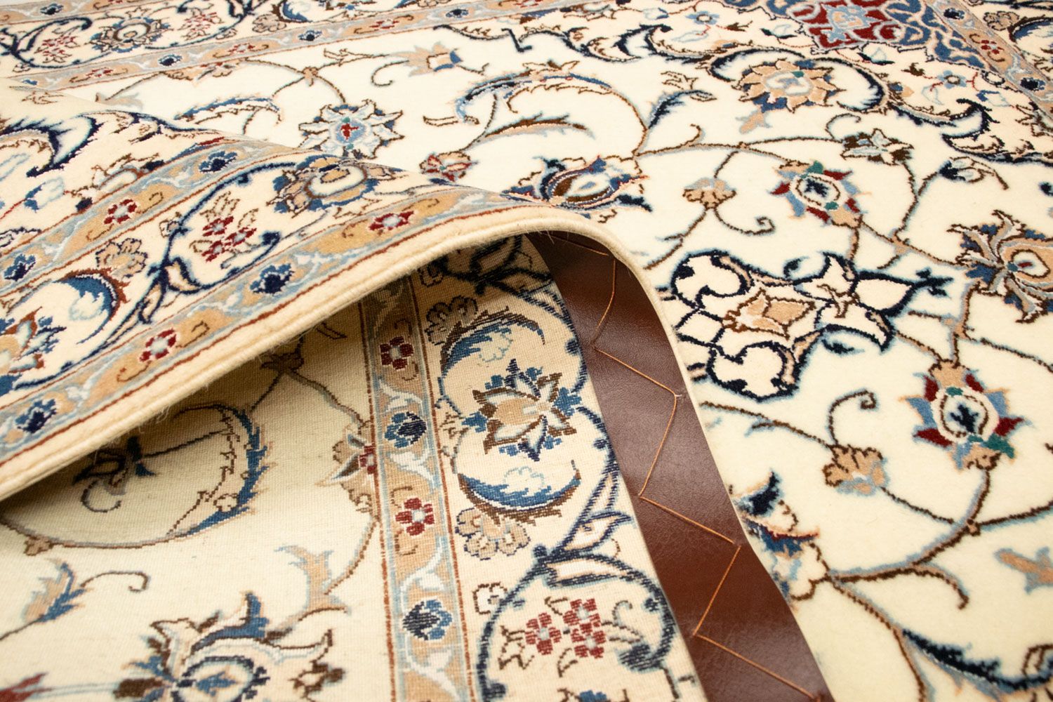 Persisk tæppe - Nain - Premium - 151 x 96 cm - beige