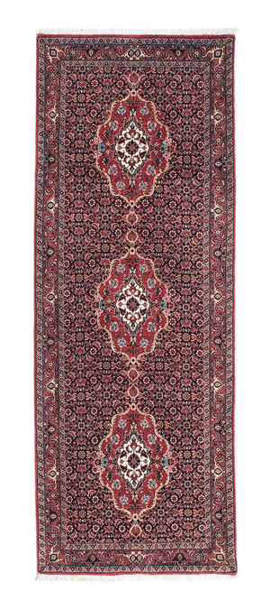 Løber Persisk tæppe - Bijar - 202 x 75 cm - rød
