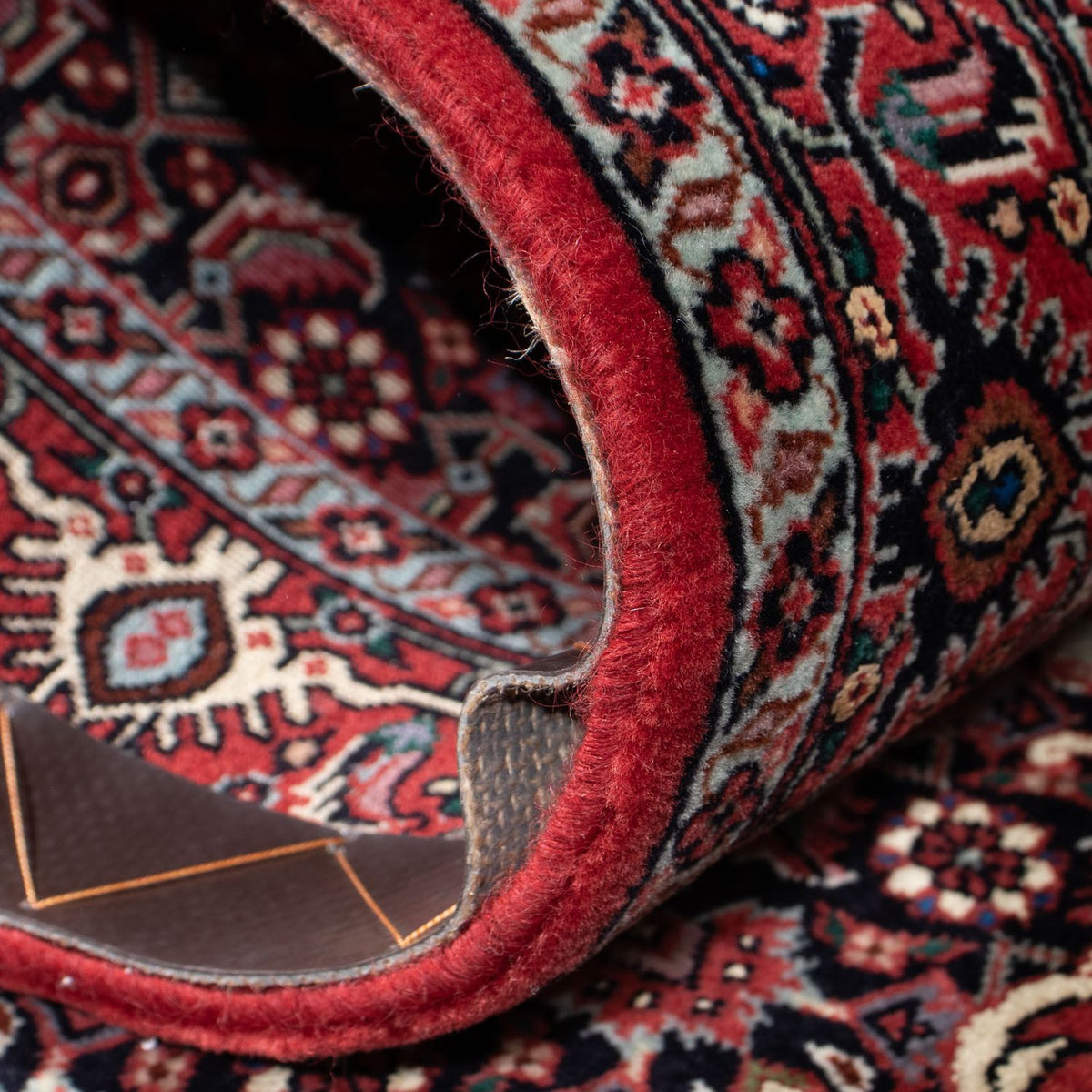 Løber Persisk tæppe - Bijar - 202 x 75 cm - rød