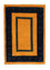 Gabbeh Tæppe - Loribaft Persisk - 148 x 100 cm - guld