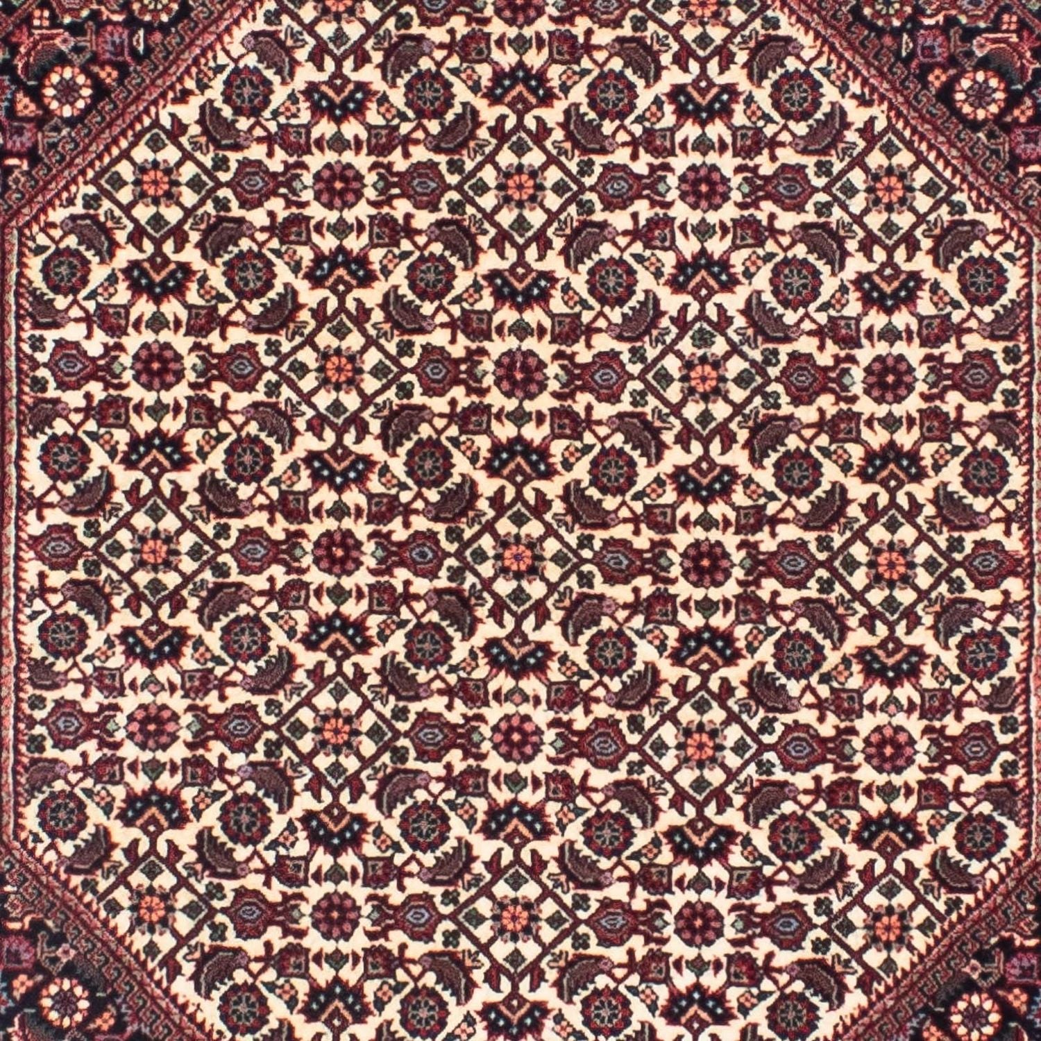 Løber Persisk tæppe - Bijar - 317 x 86 cm - rød