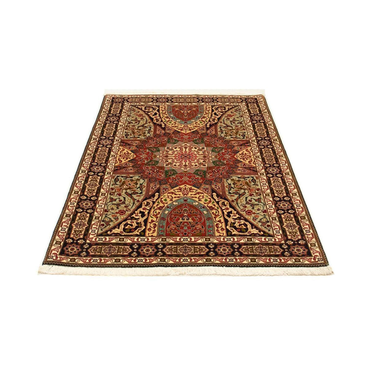 Persisk tæppe - Tabriz - Royal - 151 x 100 cm - flerfarvet