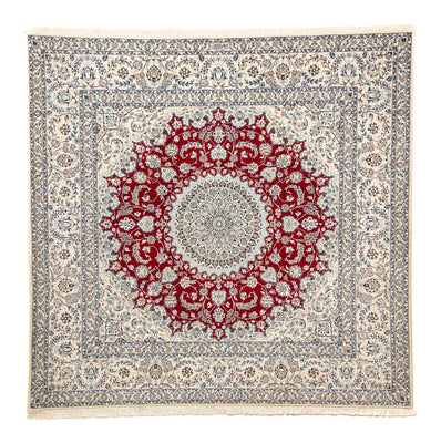 Persisk tæppe - Nain - Premium firkantet  - 205 x 197 cm - beige