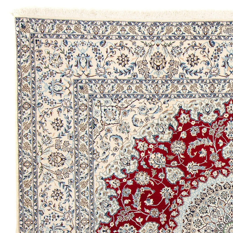 Persisk tæppe - Nain - Premium firkantet  - 205 x 197 cm - beige
