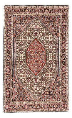 Persisk tæppe - Bijar - 140 x 88 cm - beige