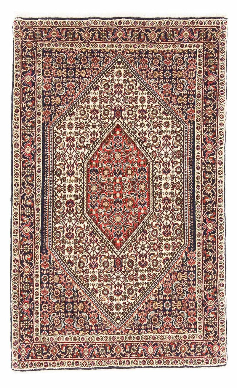 Persisk tæppe - Bijar - 140 x 88 cm - beige