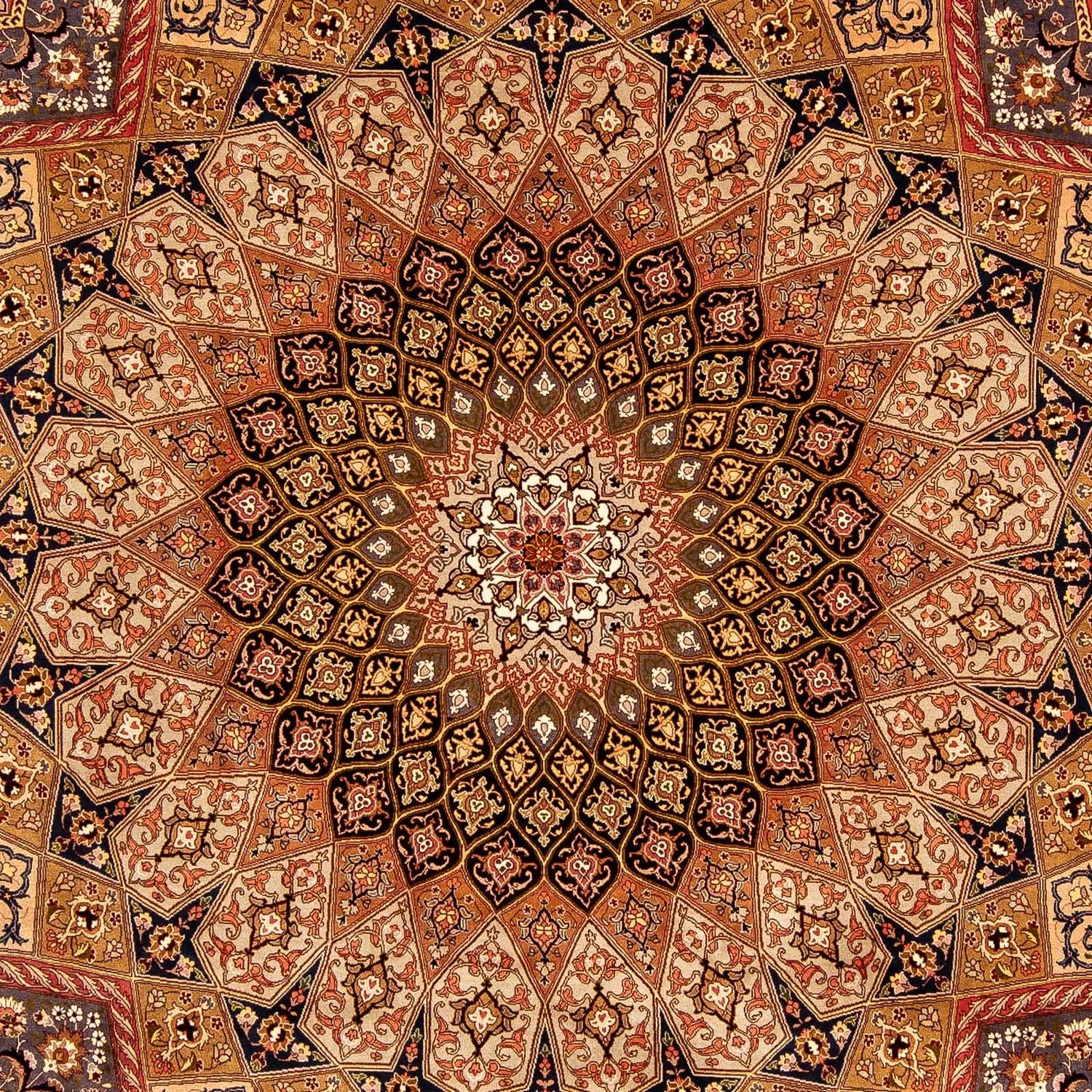 Persisk tæppe - Tabriz - Royal - 352 x 255 cm - flerfarvet
