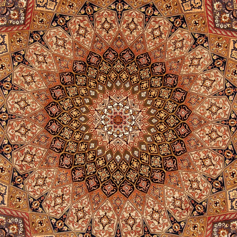 Persisk tæppe - Tabriz - Royal - 352 x 255 cm - flerfarvet