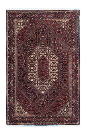 Persisk tæppe - Bijar - 210 x 134 cm - mørkeblå