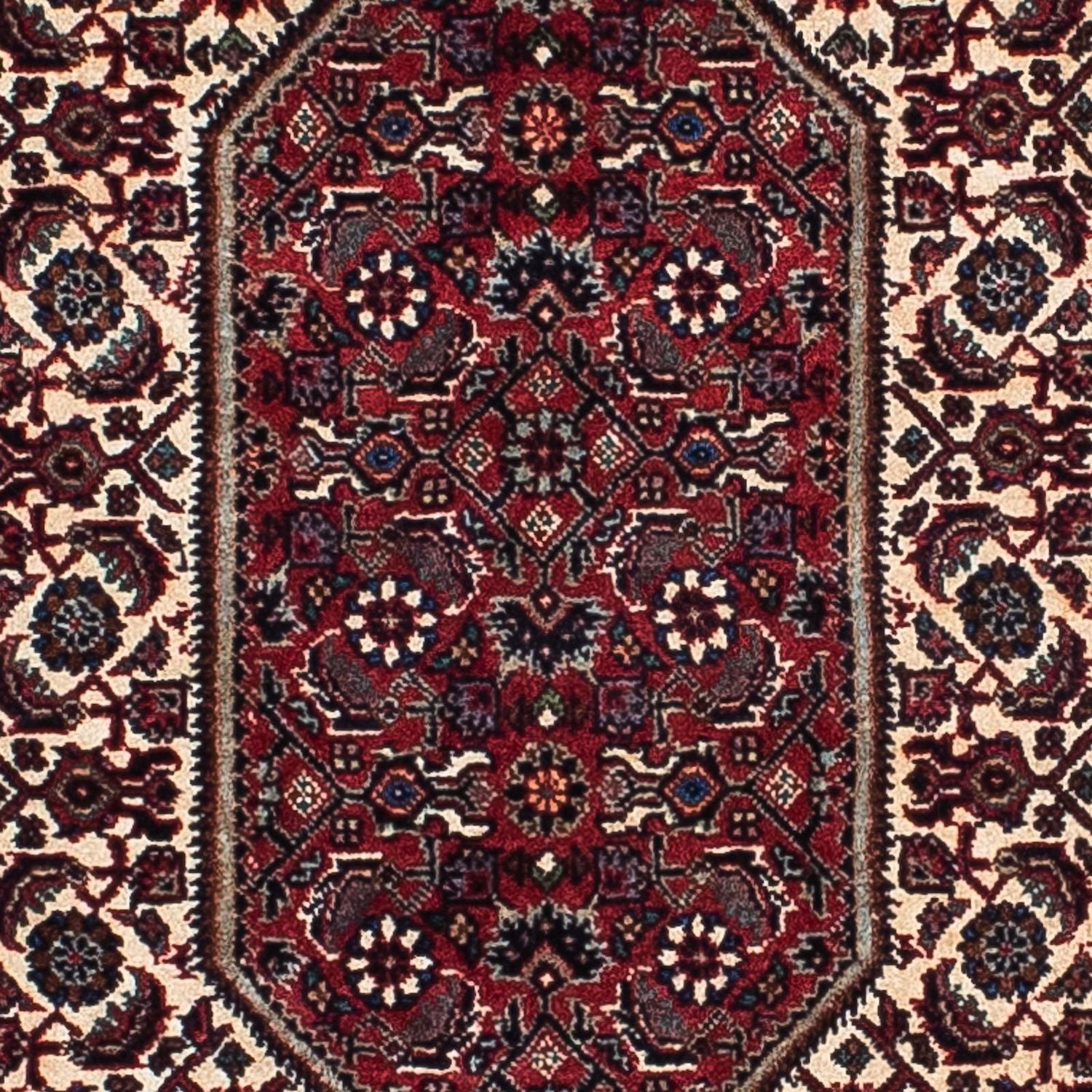 Persisk tæppe - Bijar - 210 x 134 cm - mørkeblå
