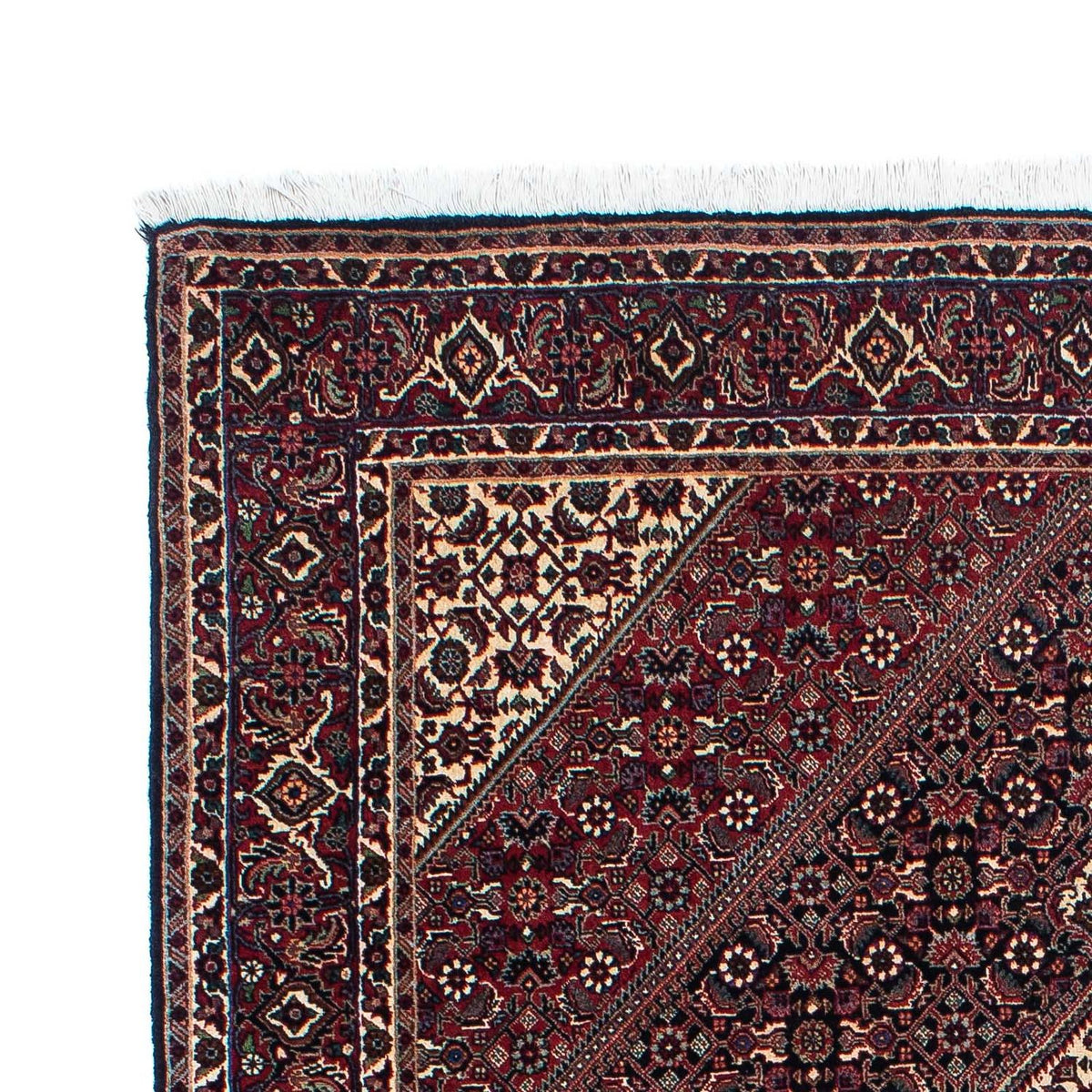 Persisk tæppe - Bijar - 210 x 134 cm - mørkeblå