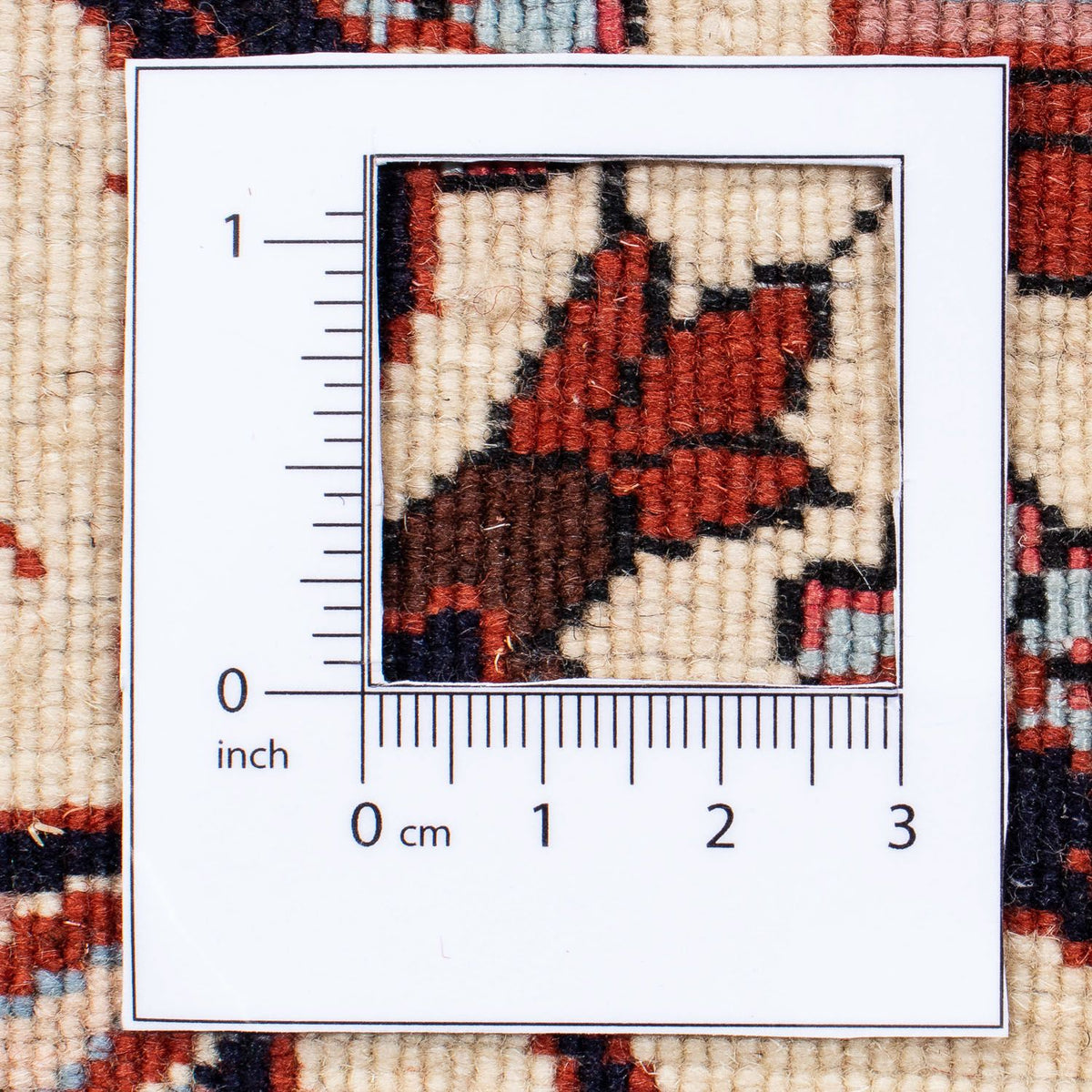 Persisk tæppe - Bijar - 228 x 172 cm - rød