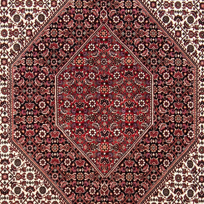 Persisk tæppe - Bijar - 240 x 170 cm - lysrød