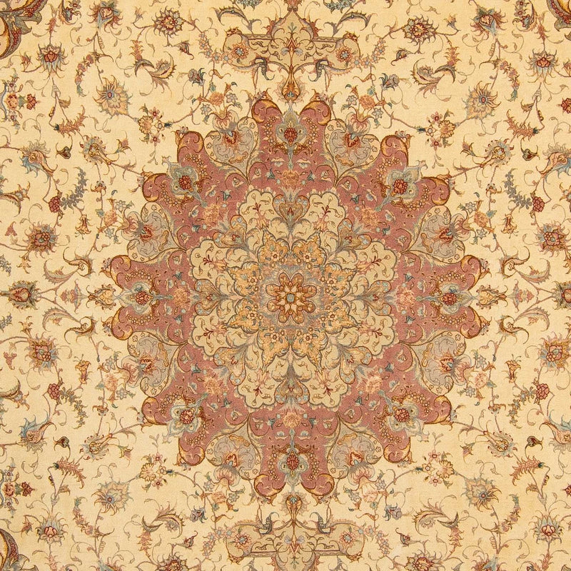 Persisk tæppe - Tabriz - Royal - 404 x 300 cm - brun