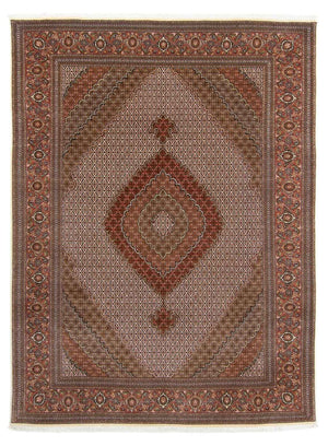 Persisk tæppe - Tabriz - Royal - 349 x 250 cm - brun