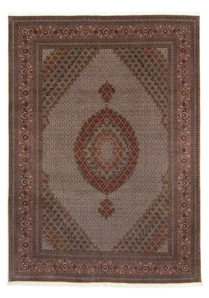 Persisk tæppe - Tabriz - 350 x 250 cm - mørkebrun