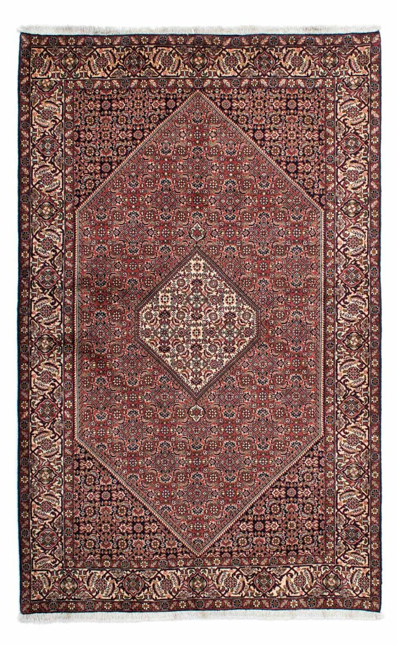 Persisk tæppe - Bijar - 225 x 143 cm - rød