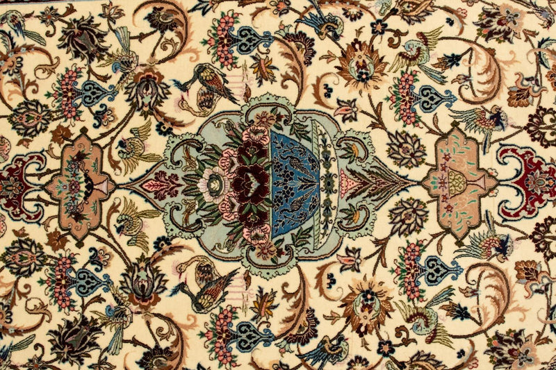 Persisk tæppe - Isfahan - Premium - 168 x 110 cm - beige