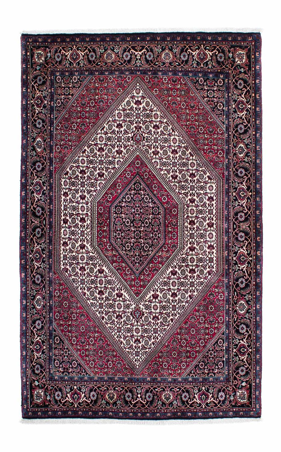 Persisk tæppe - Bijar - 205 x 128 cm - beige