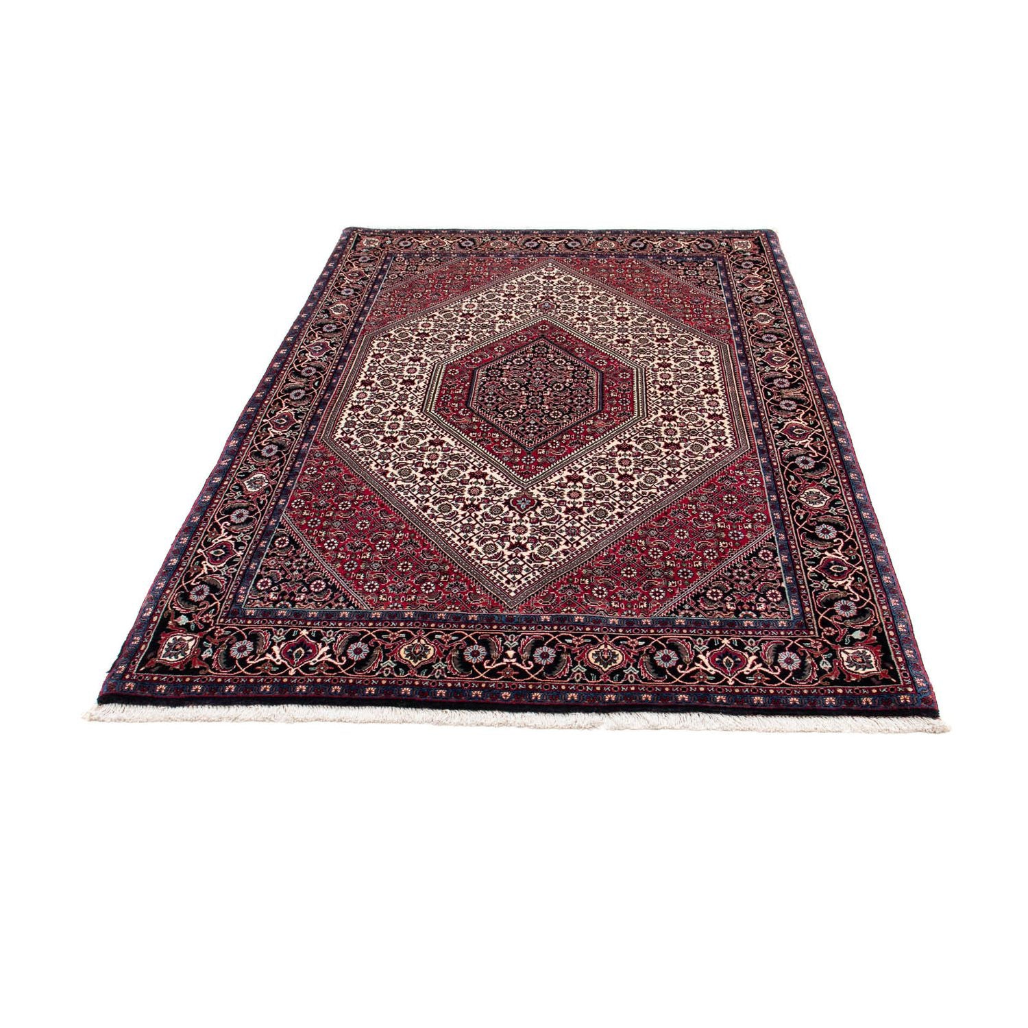 Persisk tæppe - Bijar - 205 x 128 cm - beige