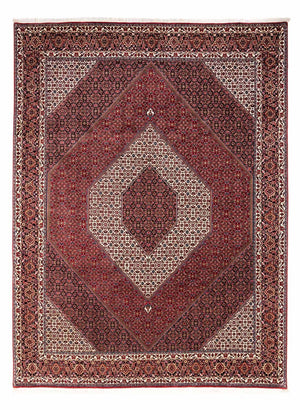 Persisk tæppe - Bijar - Royal - 340 x 254 cm - rød