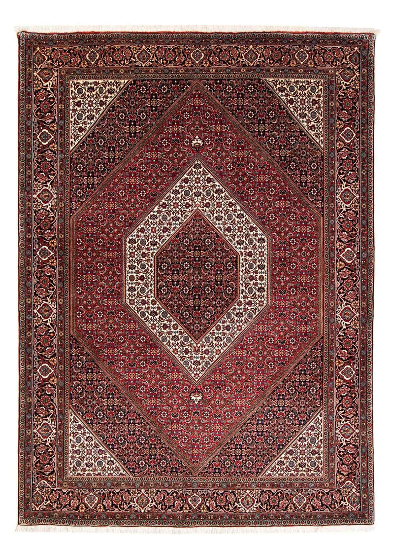 Persisk tæppe - Bijar - 229 x 170 cm - rød