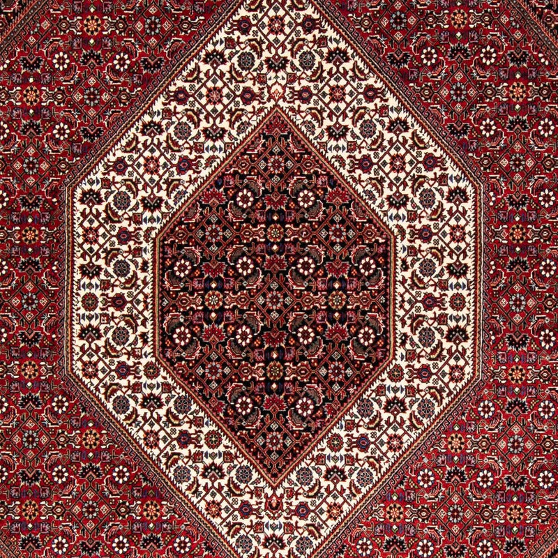 Persisk tæppe - Bijar - 229 x 170 cm - rød