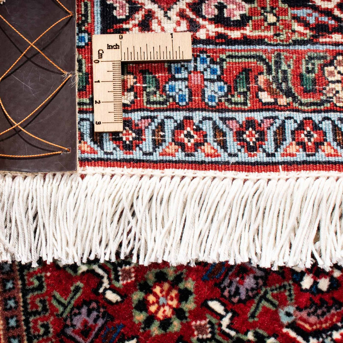 Persisk tæppe - Bijar - 229 x 170 cm - rød