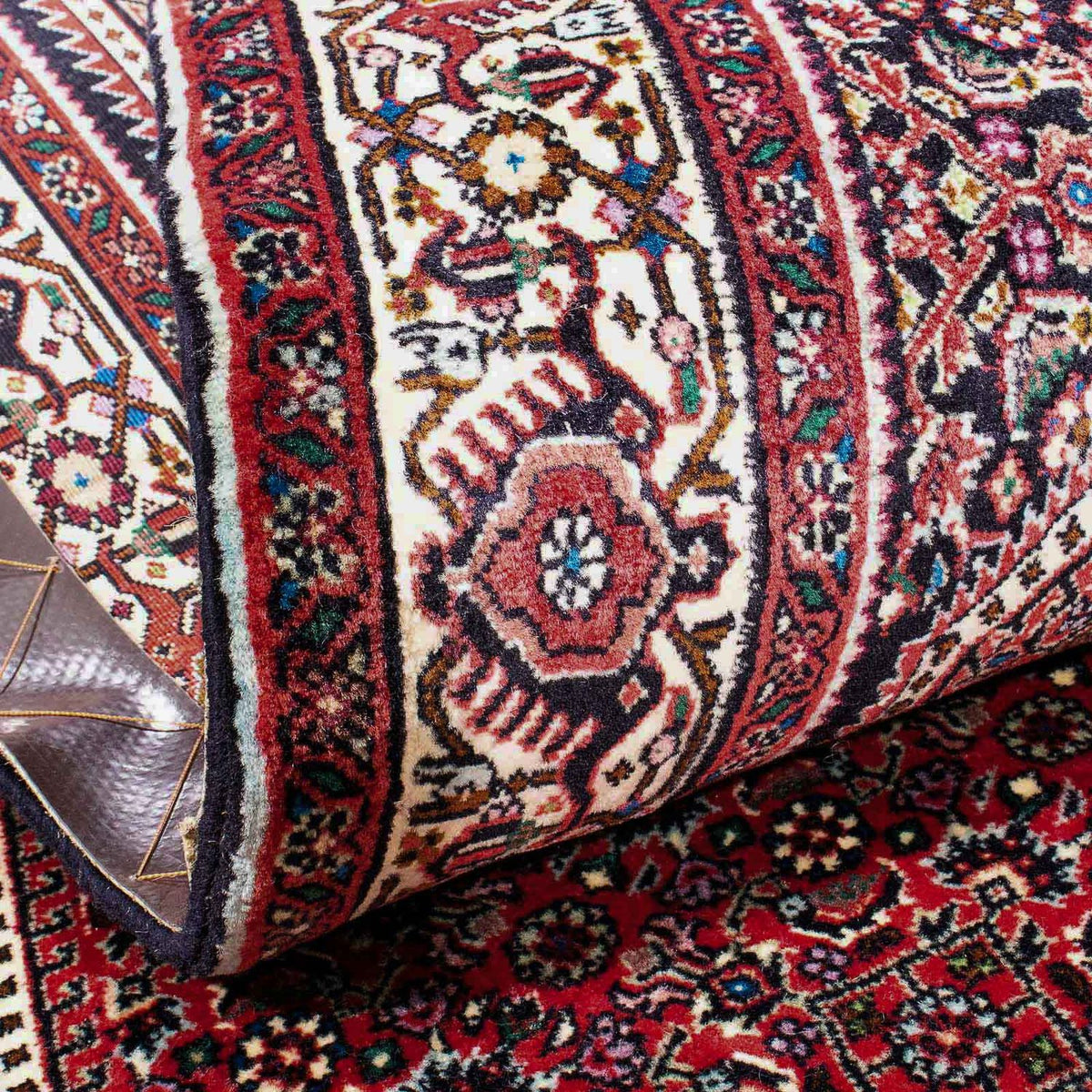 Persisk tæppe - Bijar - 185 x 110 cm - rød