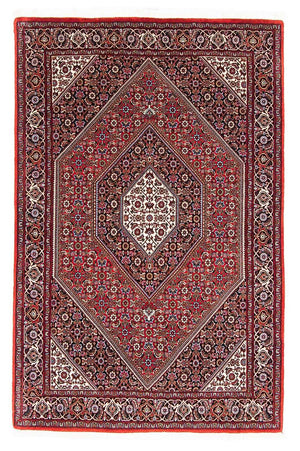Persisk tæppe - Bijar - 175 x 111 cm - rød