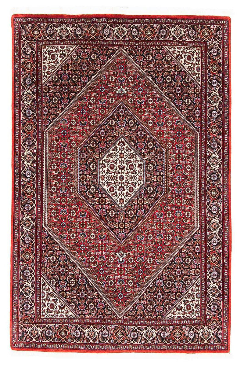 Persisk tæppe - Bijar - 175 x 111 cm - rød