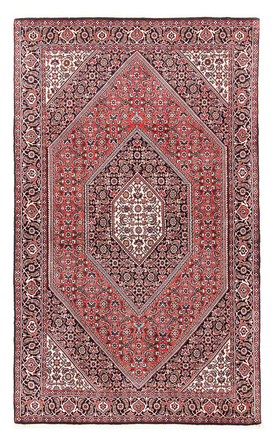 Persisk tæppe - Bijar - 186 x 109 cm - rød