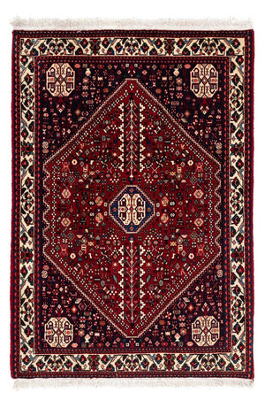 Persisk tæppe - Nomadisk - 150 x 103 cm - mørkerød