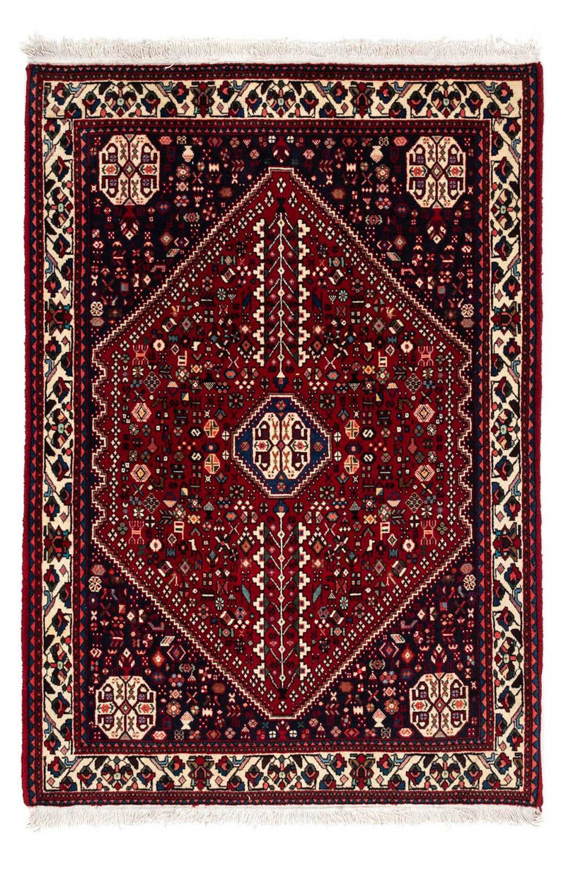 Persisk tæppe - Nomadisk - 150 x 103 cm - mørkerød