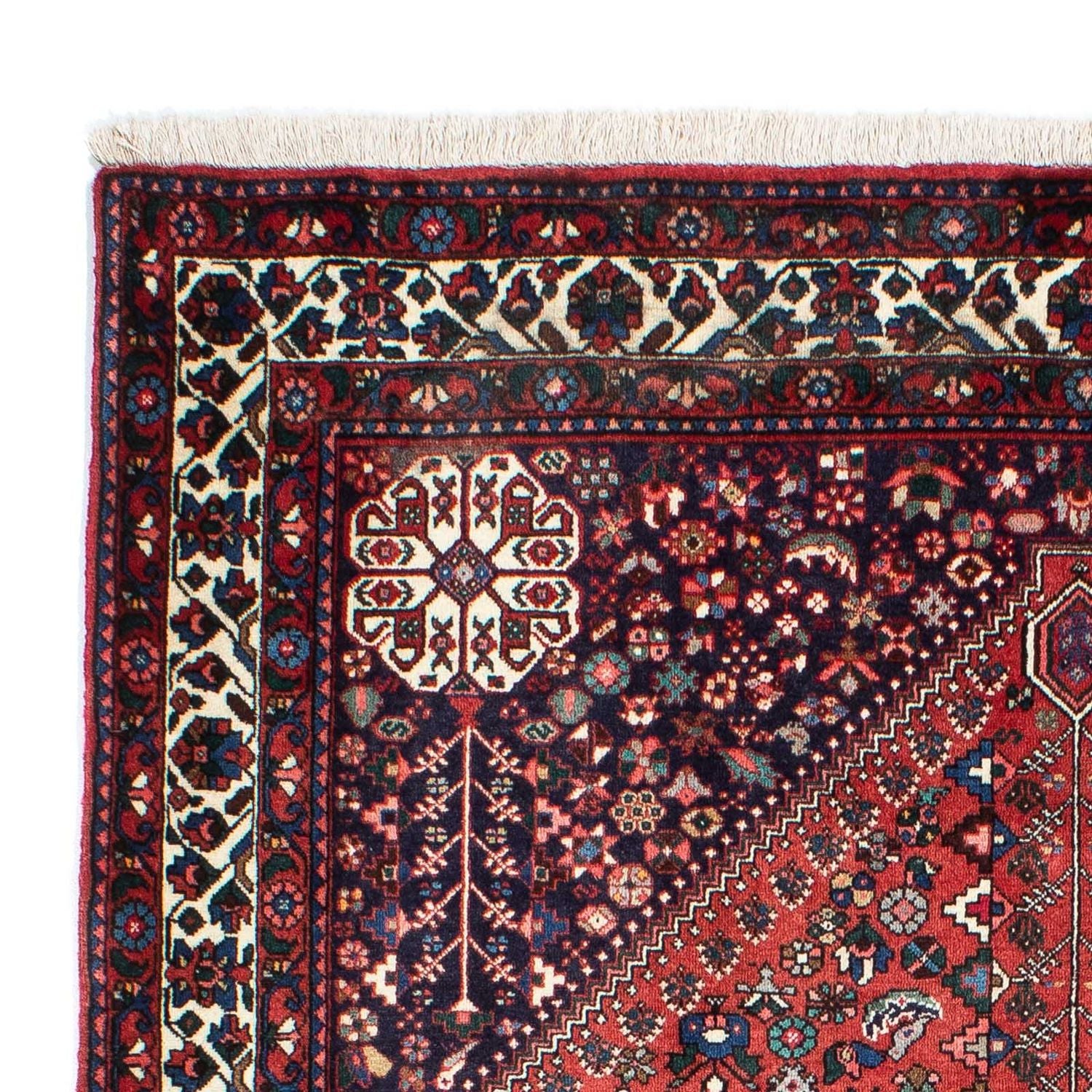 Gabbeh-tæppe - Kashkuli Persisk - 203 x 153 cm - mørkerød