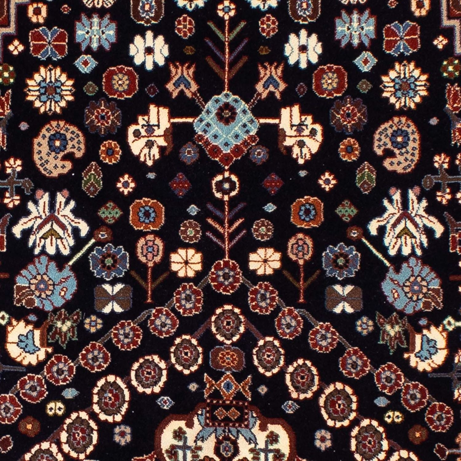 Gabbeh-tæppe - Kashkuli Persisk - 224 x 138 cm - mørkeblå
