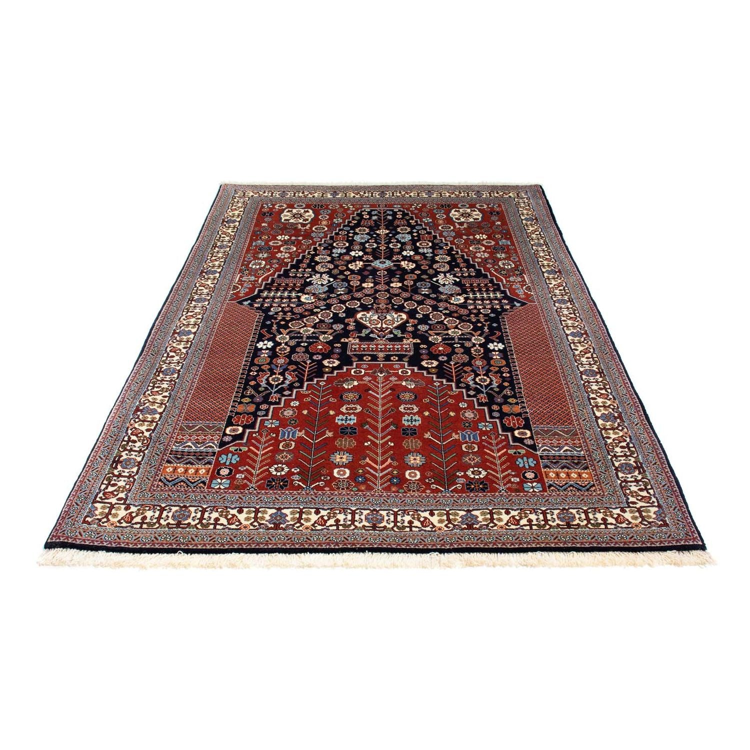 Gabbeh-tæppe - Kashkuli Persisk - 224 x 138 cm - mørkeblå