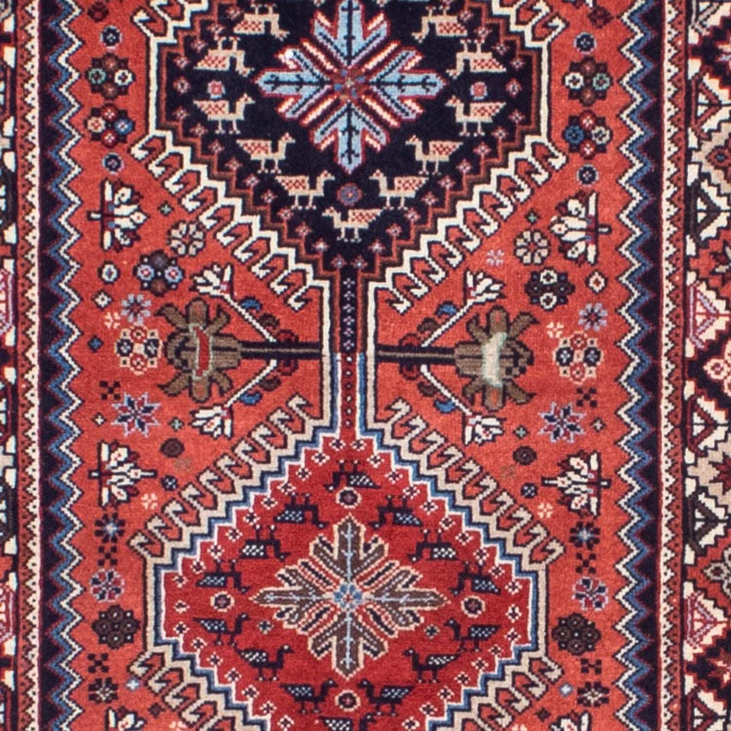 Løber Persisk tæppe - Bijar - 289 x 79 cm - rød