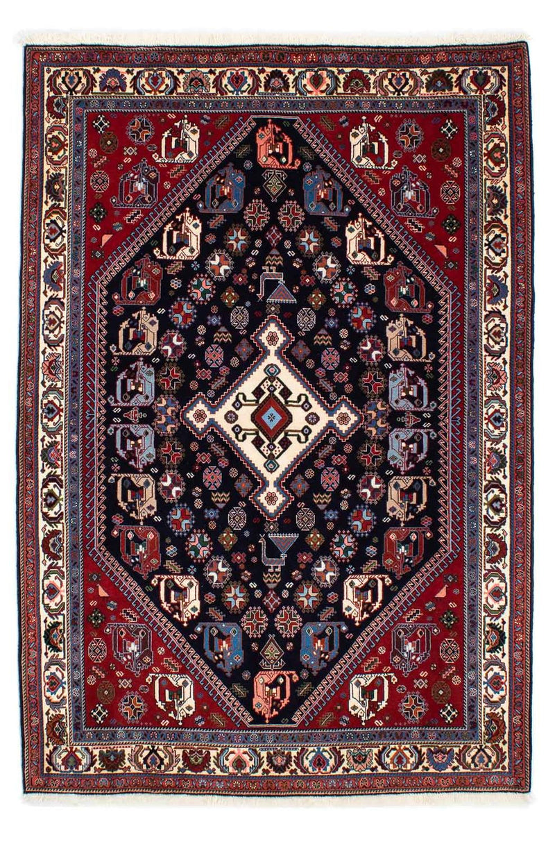 Gabbeh-tæppe - Kashkuli Persisk - 212 x 143 cm - mørkeblå