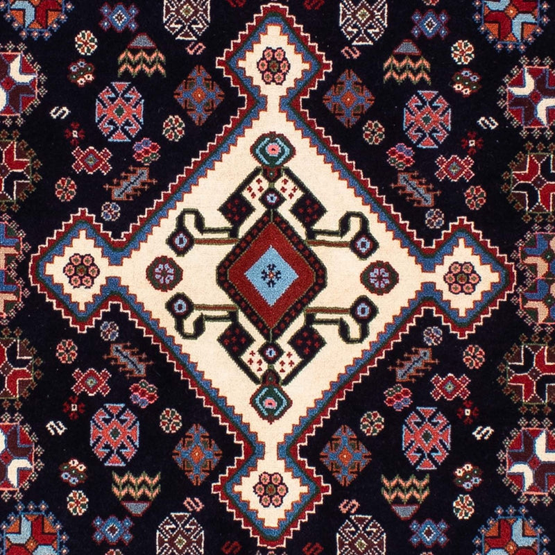 Gabbeh-tæppe - Kashkuli Persisk - 212 x 143 cm - mørkeblå