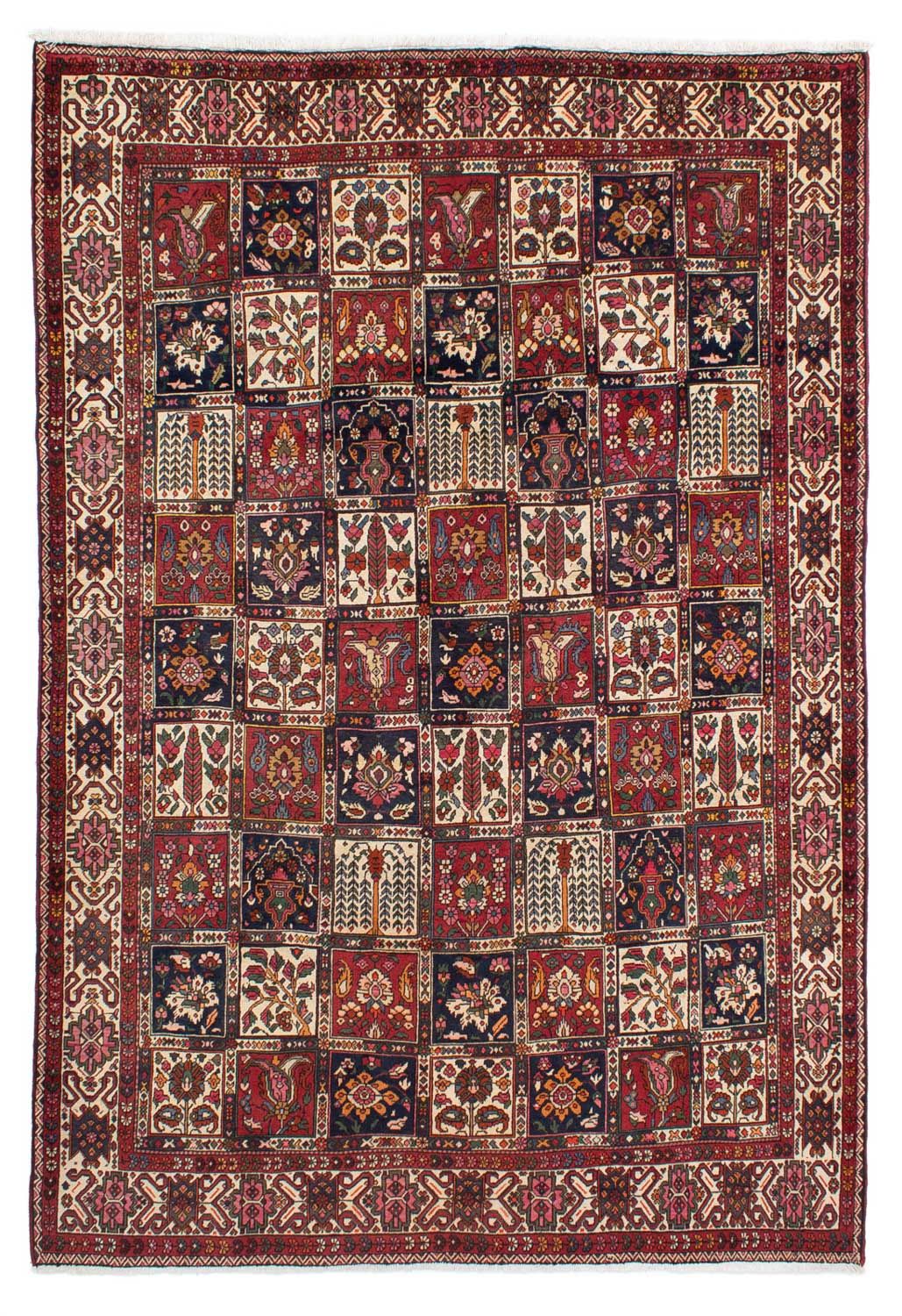 Persisk tæppe - Nomadisk - 298 x 210 cm - rød