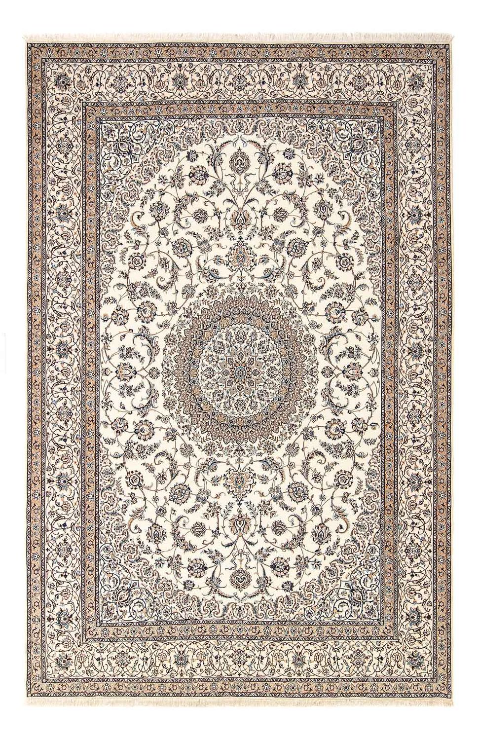 Persisk tæppe - Nain - Premium - 328 x 215 cm - beige