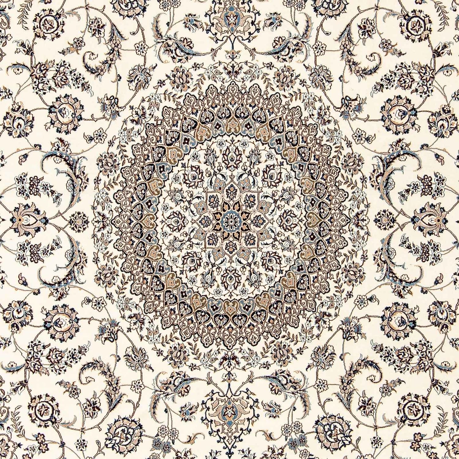 Persisk tæppe - Nain - Premium - 328 x 215 cm - beige