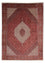 Persisk tæppe - Bijar - 348 x 252 cm - mørkerød
