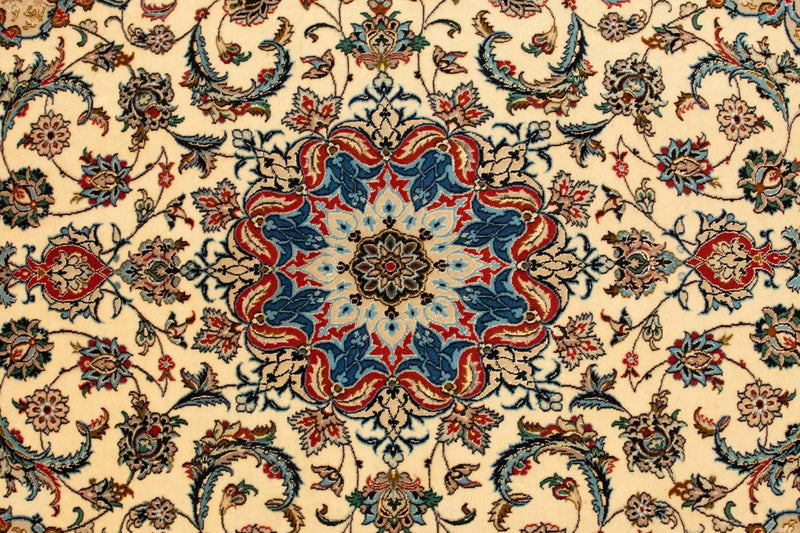 Persisk tæppe - Isfahan - Premium - 164 x 116 cm - beige