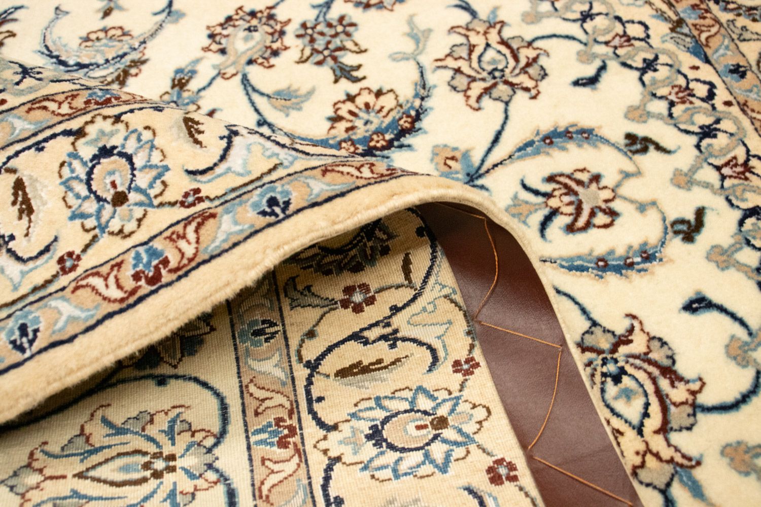 Persisk tæppe - Nain - Premium - 135 x 102 cm - beige