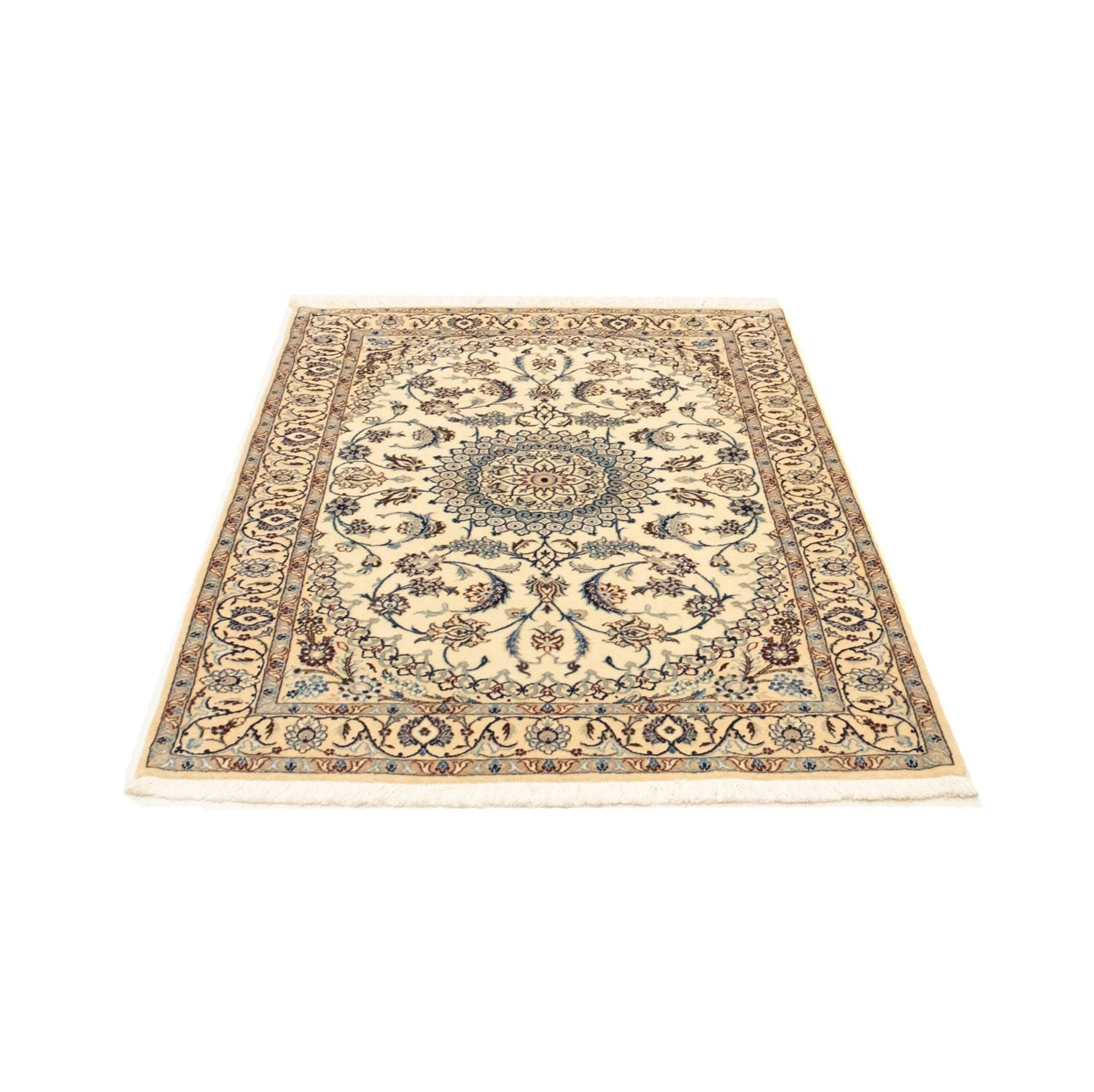 Persisk tæppe - Nain - Premium - 135 x 102 cm - beige