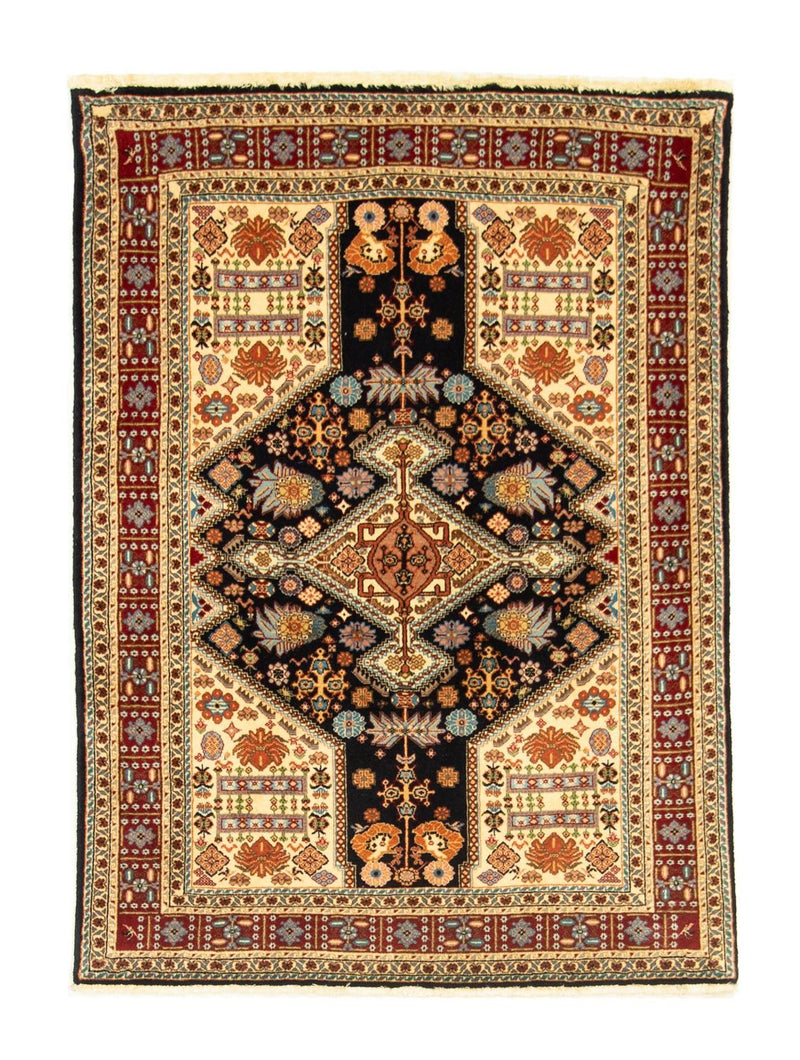 Persisk tæppe - Nomadisk - 138 x 102 cm - sort