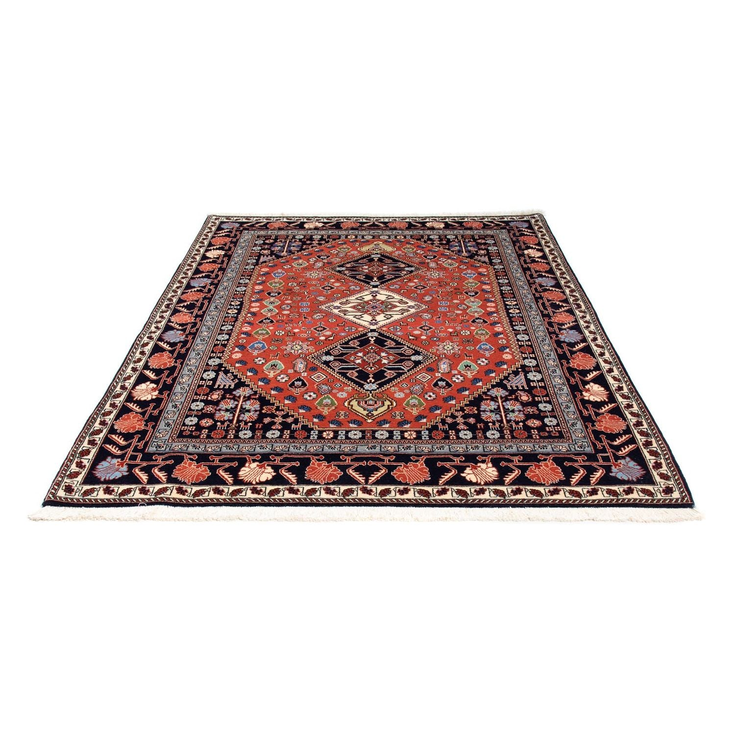 Gabbeh-tæppe - Kashkuli Persisk - 194 x 156 cm - brun